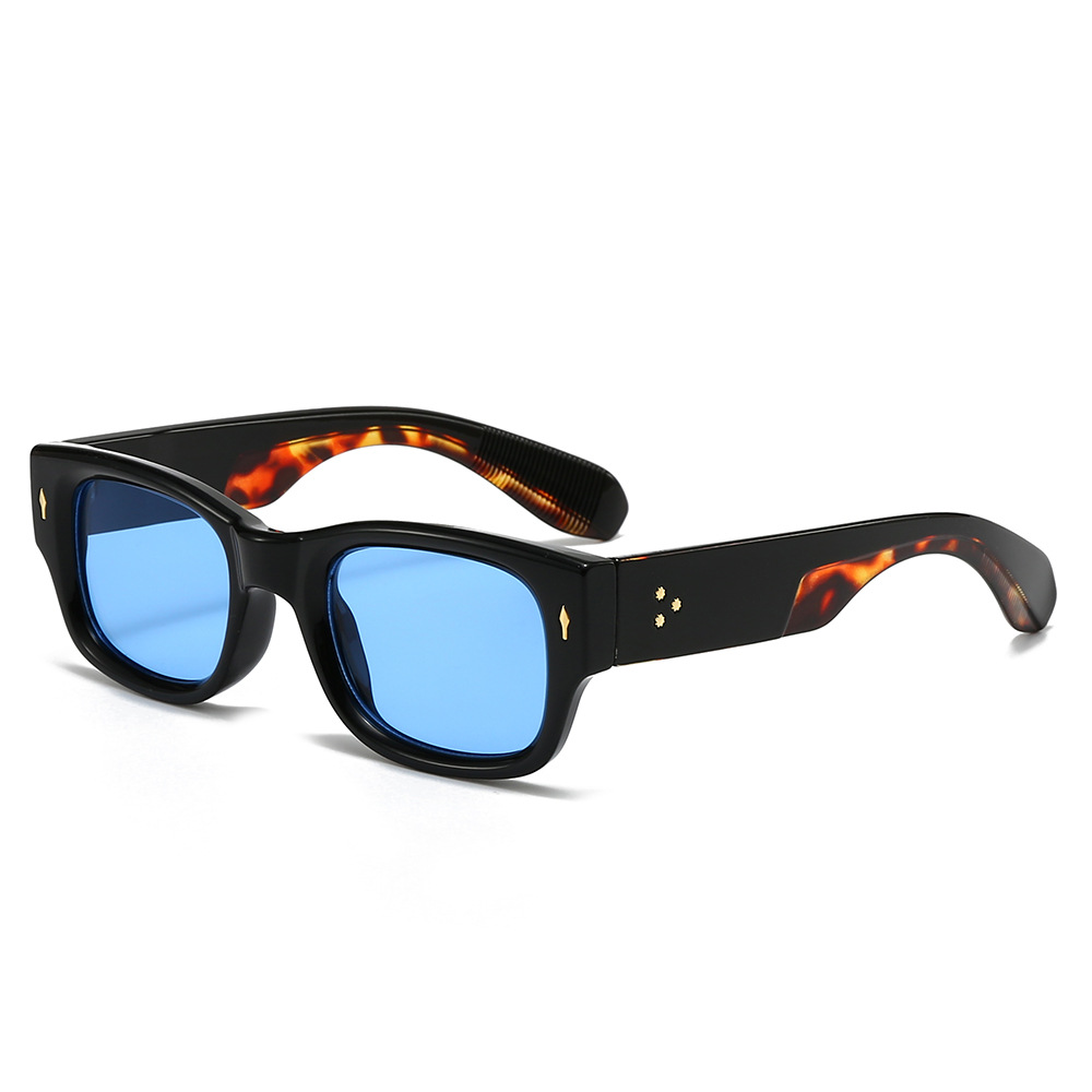 NeoEdge™ Minimalist Stud Sunglasses – Green Lens Edition