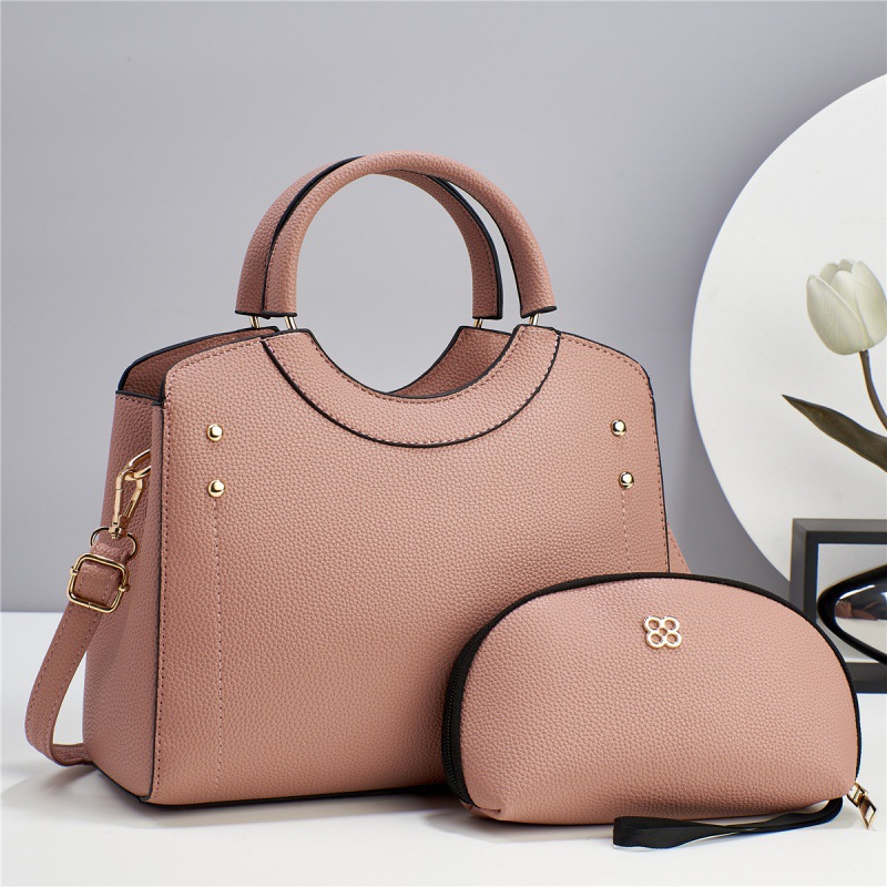 Two-Piece Large Capacity Shoulder & Crossbody Handbag Set