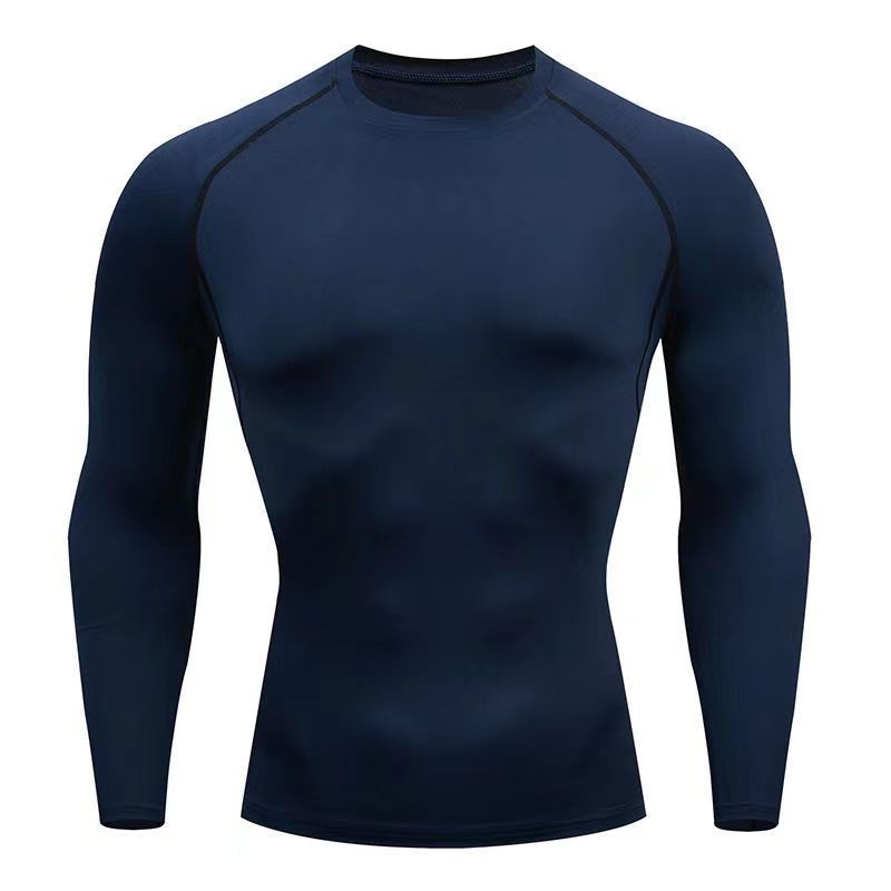 Men’s PRO Compression Tights – High Elastic Long-Sleeve Sports & Training Shirt