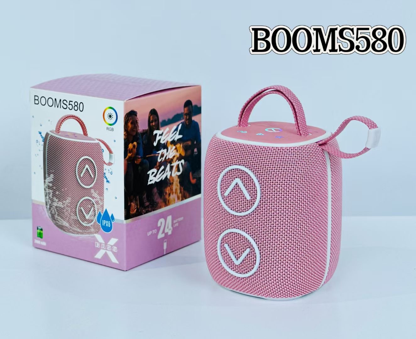 BOOMS580 Wireless Bluetooth Speaker – Heavy Bass Subwoofer Portable Outdoor & Desktop Audio