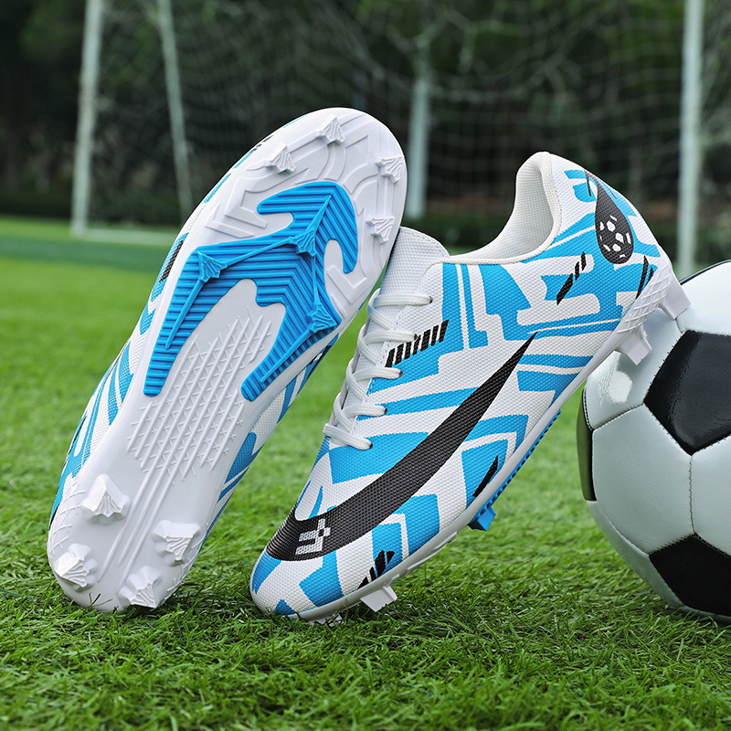 Professional Football Shoes – Long Spike & Turf Training Boots for Adults & Kids