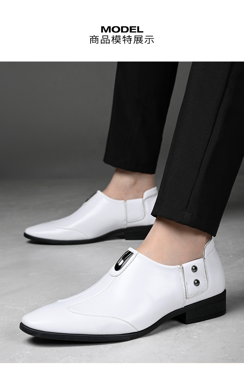Men’s Soft Leather Brogue Shoes – British Style Casual All-Season Loafers