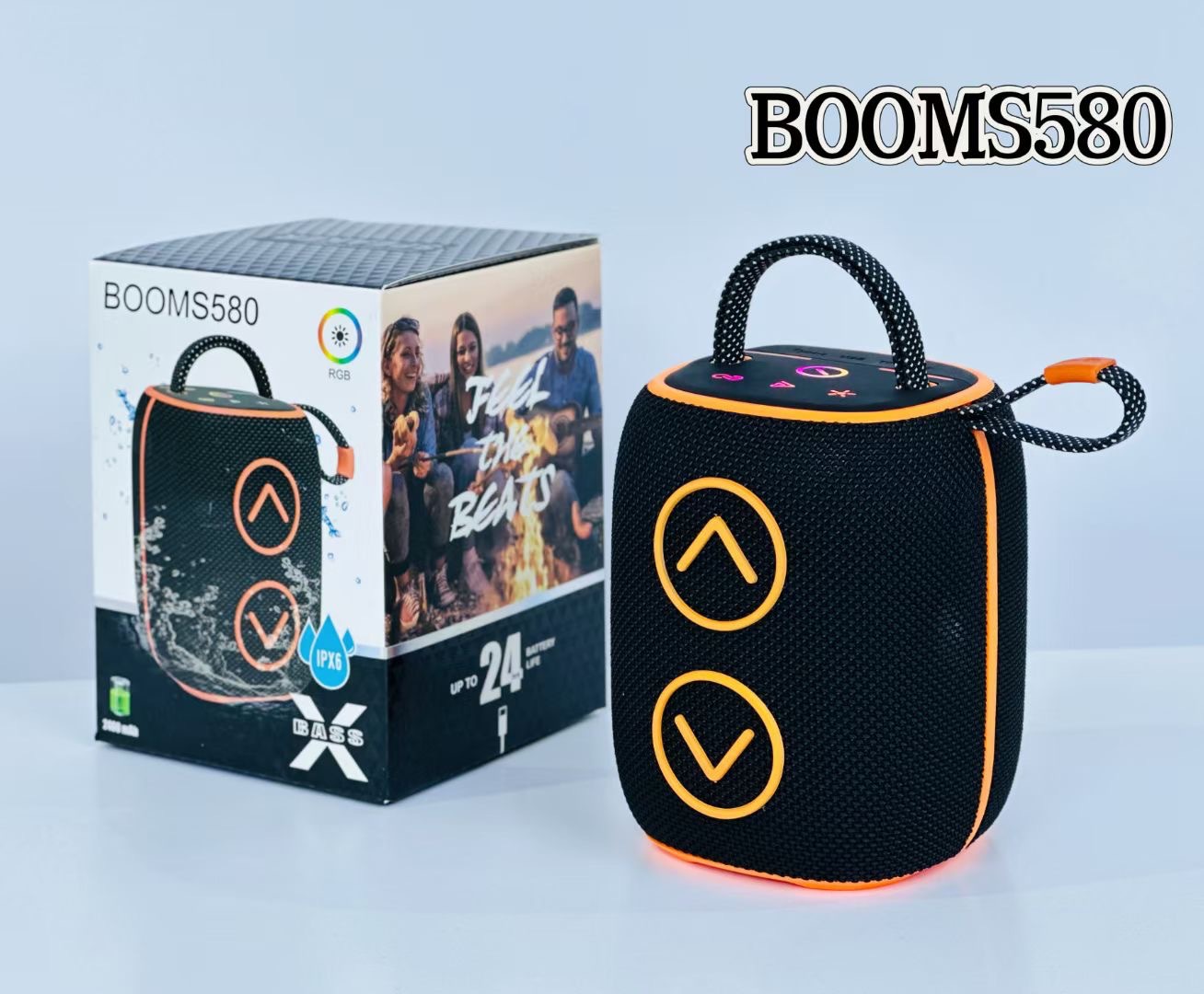 BOOMS580 Wireless Bluetooth Speaker – Heavy Bass Subwoofer Portable Outdoor & Desktop Audio