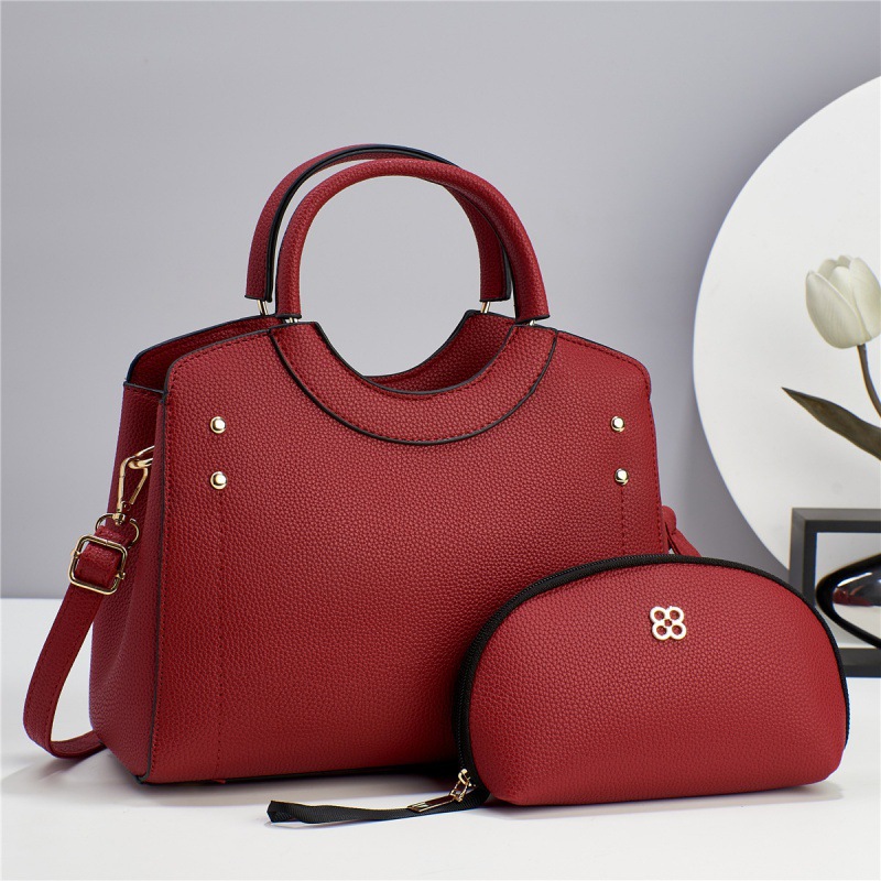 Two-Piece Large Capacity Shoulder & Crossbody Handbag Set