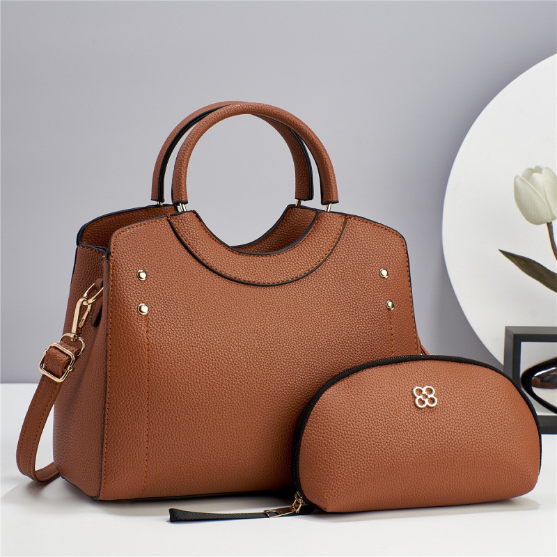 Two-Piece Large Capacity Shoulder & Crossbody Handbag Set