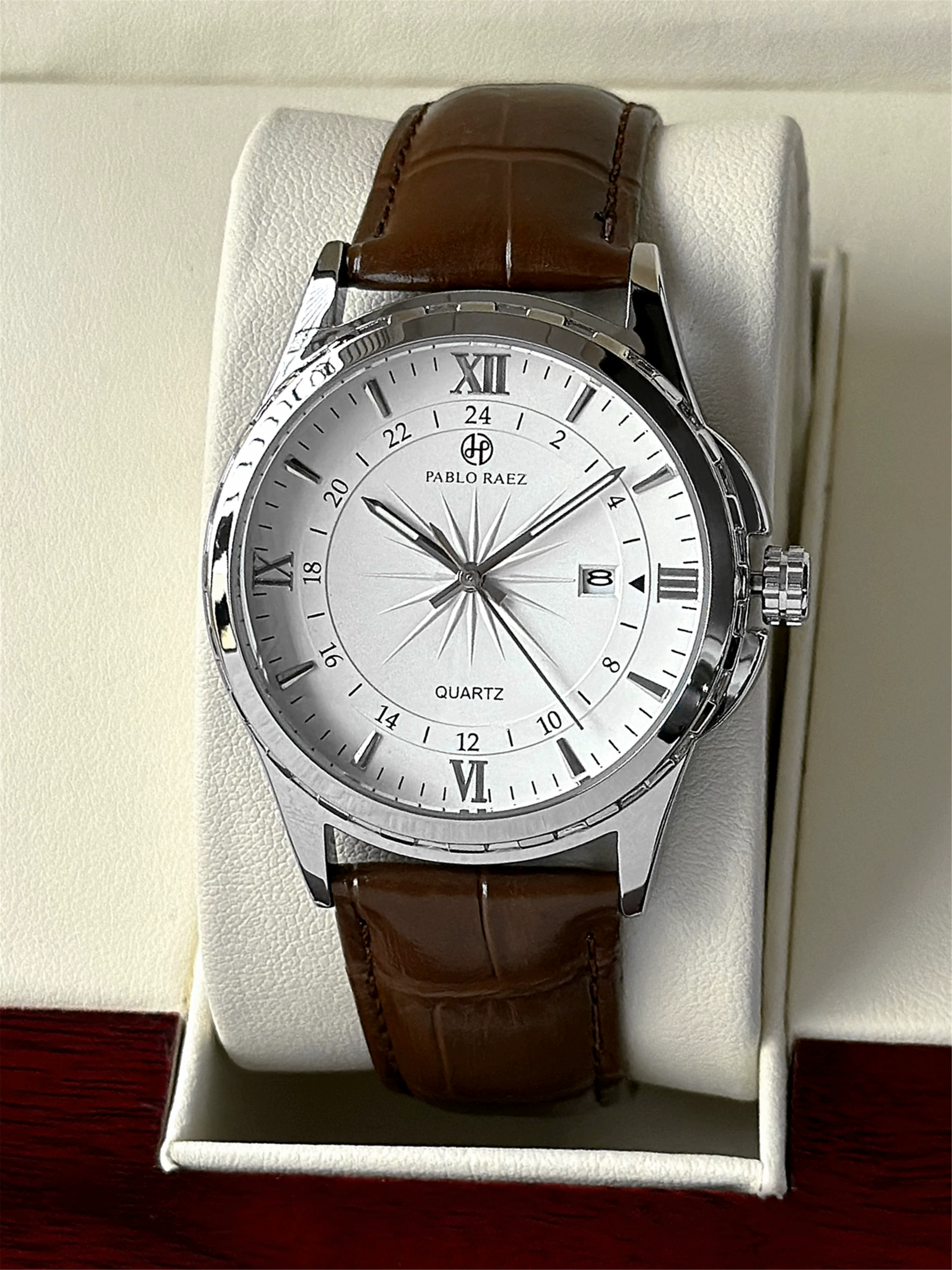 Pablo Rae Roman Quartz Watch – Waterproof, Classic & Youthful Elegance