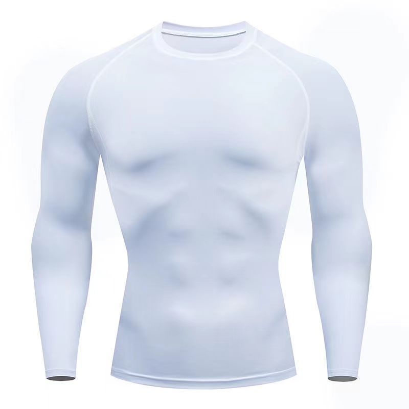Men’s PRO Compression Tights – High Elastic Long-Sleeve Sports & Training Shirt