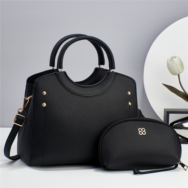 Two-Piece Large Capacity Shoulder & Crossbody Handbag Set