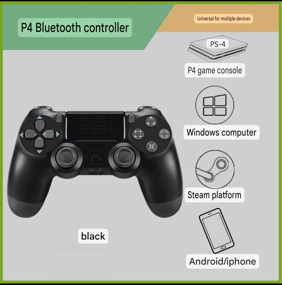 Multi-Platform Wireless Game Controller – Compatible with PS4, PC, Steam, Android & iOS