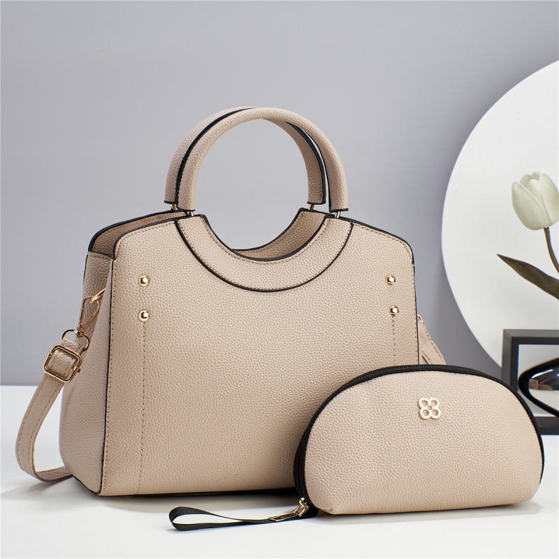 Two-Piece Large Capacity Shoulder & Crossbody Handbag Set
