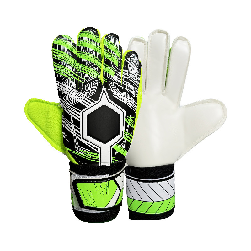 Professional Goalkeeper Gloves with Finger Guards – Thickened Latex, Non-Slip Grip for Adults & Kids