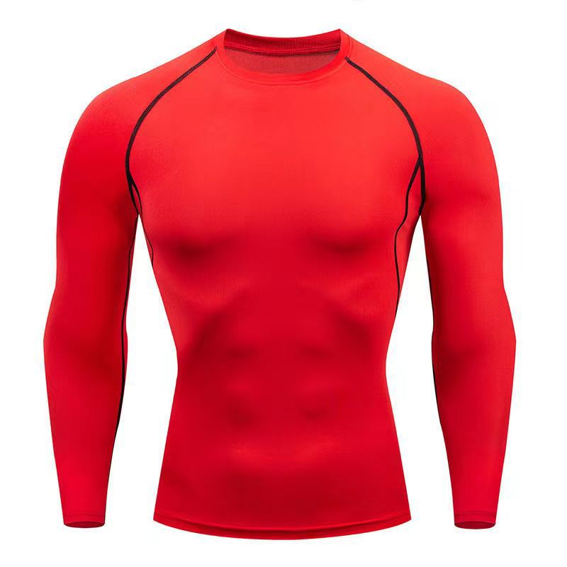 Men’s PRO Compression Tights – High Elastic Long-Sleeve Sports & Training Shirt