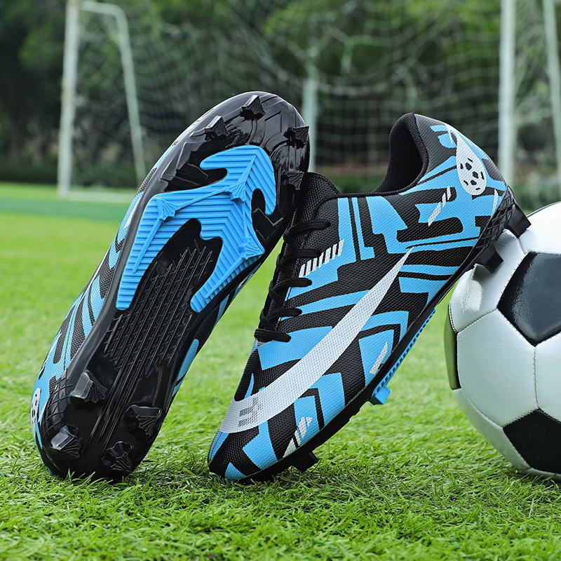 Professional Football Shoes – Long Spike & Turf Training Boots for Adults & Kids