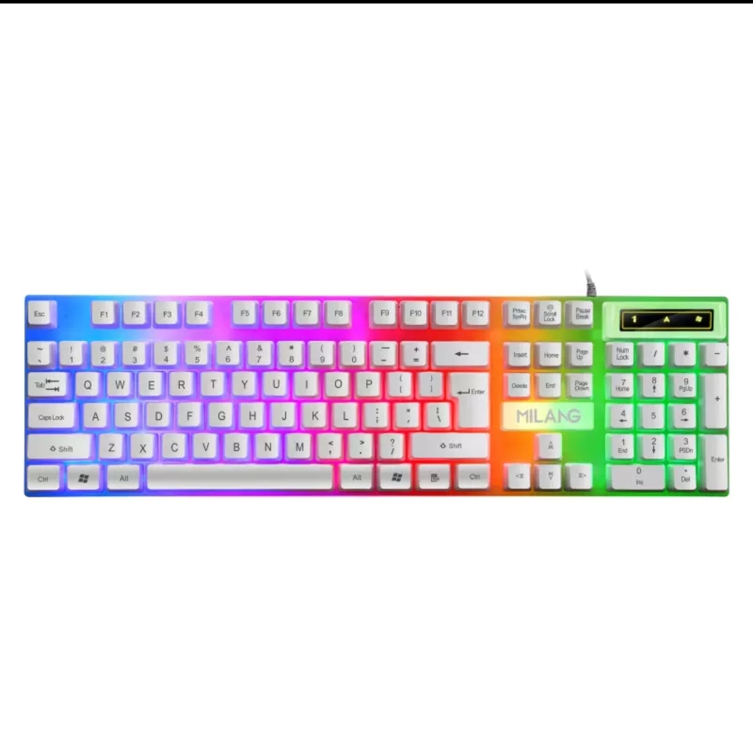 Milang K6 Gaming Keyboard & Mouse – Mechanical Feel USB Set for PC & Laptop